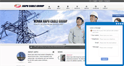 Desktop Screenshot of jiapucable.com
